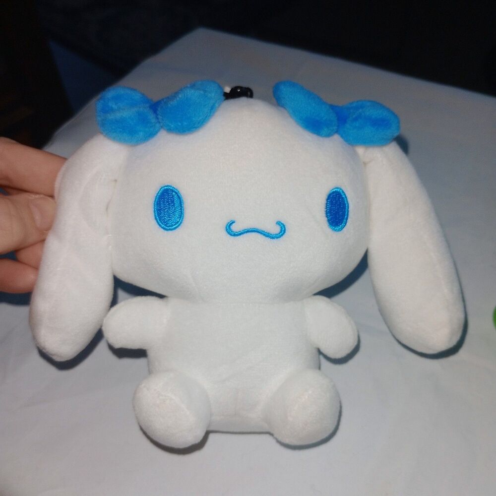 Sanrio Cinnamoroll 5½" Clip-on Plush With Zippered Coin Pouch EUC